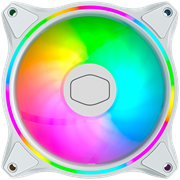 Ventilador para Gabinete Cooler Master MasterFan MF120 Halo 120mm ARGB 650-1800 RPM Color Blanco