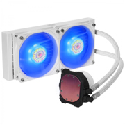 Ventilador para CPU Cooler Master (MLW-D24M-A18PC-RW) ML240 V2 Edición RGB Compatible con AMD/Intel Blanco