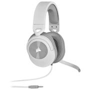 Headset Audifonos Gamer Corsair HS55 Stereo 3.5mm c/microfono Color Blanco/Gris para PC MAC PS5 XBOX Switch