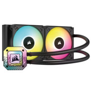 Enfriamiento Líquido Corsair para CPU iCUE H100i Elite Capellix XT 240mm RGB Compatible S 1200 1700 AM4 AM5 Color Negro