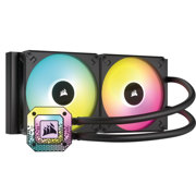 Enfriamiento Líquido Corsair para CPU iCUE H115i Elite Capellix XT 280mm RGB Compatible S 1200 1700 AM4 AM5 Color Negro