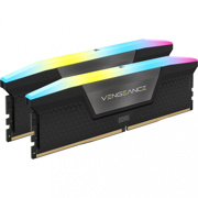 Memoria RAM Corsair Vengeance RGB 32GB (2x16GB) DDR5 6600Mhz UDIMM XMP Negro CL38 CMH32GX5M2B6600C38