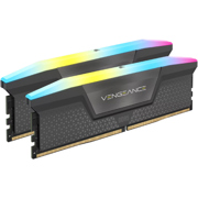 Memoria RAM Corsair Vengeance RGB 64GB (2x32GB) 5600Mhz DDR5 UDIMM AMD EXPO XMP Color Gris CL40