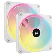 Ventilador para Gabinete Corsair (CO-9051008-WW) iCUE Link QX140 RGB 2 Fan 140mm Domo Magnético Blanco