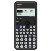 Calculadora Cientifica Casio mas de 290 funciones FX-82CW para preparatoria y universidad negra 4 lineas codigo QR
