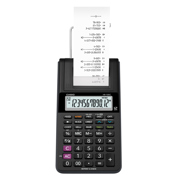 Calculadora Casio con impresora tipo Sumadora HR-10RC negro pantalla LCD  Costo Venta y Margen 150 pasos