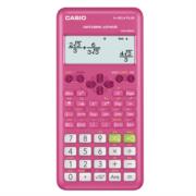 Calculadora Cientifica Casio mas de 250 funciones FX-82LAPLUS2 para primaria y secundaria rosa 4 lineas VPAM