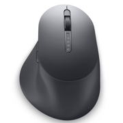 Mouse Ergonómico Dell MS900 Pro Premium Inalámbrico RF 8000 DPI Diseño Para Zurdo  - Mano Izquierda Color Gris