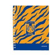 Libreta Dietrix First Class pasta dura doble arillo 80 hojas raya Club Tigres UANL modelo de corazon