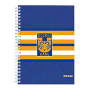 Cuaderno profesional Dietrix First Class Pasta dura doble arillo 80 hojas raya Club Tigres de la UANL modelo UANL