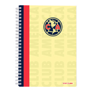 Cuaderno profesional Dietrix First Class dura doble arillo  80 hojas raya Club América modelo Club America amarillo