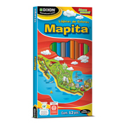 Lapices de Colores Mapita Largo Madera c/12 piezas