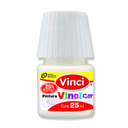 Pintura Cartel Vinci 25 ml Blanco para Letreros #72 Caja c/10 piezas
