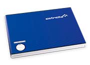 CUADERNO ESTRELLA ENGRAPADO ITALIANA BLANCO 100 HJS