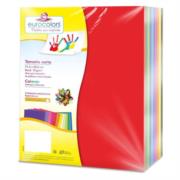 Papel Cortado Eurocolors Carta Arcoiris 1000Hojas Paquete 10Colores
