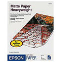 Papel Epson 8.5x11" Carta Mate Heavyweight DPI C/50