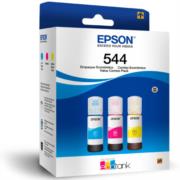 Tinta Epson T544 Pack 3 Pzas Colores Cian/Magenta/Amarillo
