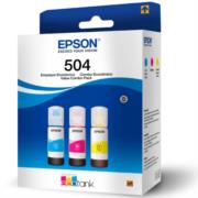Tinta Epson T504 Pack 3 Pzas Colores Cian/Magenta/Amarillo