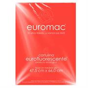 CARTULINA EUROMAC FLUORESCEMTE ROJO 47.5X66CM  C/10