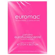 CARTULINA EUROMAC FLUORESCENTE ROSA 47.5X66CM  C/10