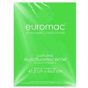 CARTULINA EUROMAC FLUORESCENTE VERDE 47.5X66CM C/10