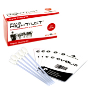 Kit de limpieza Evolis 5 tarjetas adhesivas cortas 5 hisopos uso de tarjeta con cada 1000