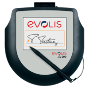 Digitalizador de Firmas Evolis Sig200 Color 5 pulg interactivo LCD with backlinght USB