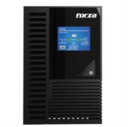 UPS Doble Conversión en Línea Forza FDC-1000T con Capacidad de 1000VA/900W 3 Salidas Onda Senoidal Pura Torre 120V Negro