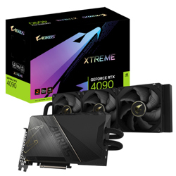 Tarjeta de Video Aorus Xtreme WaterForce GeForce RTX4090 OC 24GB RGB con Enfr Liquido 360mm GDDR6X PCIe 4.0 1xHDMI 3xDP