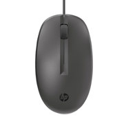 Mouse HP 125 Alámbrico USB Negro Sensor Óptico 1200 DPI 3 Botones Cable 1.8 m Compatible Con Windows