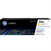Toner HP LaserJet 206X Color Amarillo.