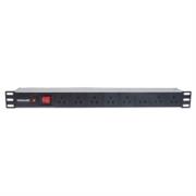 Barra PDUIntellinet Gab/Rack 19" 1U Contra Sobrecarga On/Off 8 Contactos
