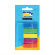 Banderitas JANEL Memo Tip Señales Plásticas 1.27 x 4.3cm con Despachador 125 Señales c/u