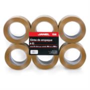 Cinta Janel 156 Empaque Canela 48mmx150m Paquete C/6