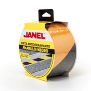 Cinta Antiderrapante Janel color amarilla/negro 50mm X 4.57 mts