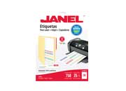 ETIQUETA JANEL LASER 5266 17X87 C/750 (5 COLORES)