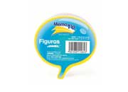 NOTAS ADHESIVAS JANEL MEMO TIP PENSAMIENTO 3X3 C/250