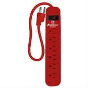 Supresor Rojo Koblenz SS-300-C 300 Joules 6 Contactos Aterrizados Switch On/Off