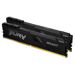 Kit de Memoria RAM Kingston Fury Beast KF432C16BBK2/16 DDR4 3200MHz 16GB (2 x 8 GB) CL16 XMP