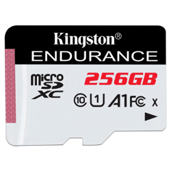 Memoria MicroSD Kingston Flash 256 GB High Endurance Clase 1