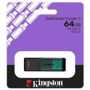 Memoria USB Kingston Datatraveler Exodia S 64GB 3.0 GEN 1 TAPA GIRATORIA BLUE