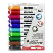 Marcador para pintarron Kores Estuche c/10 colores