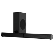 Barra de sonido Klip Xtreme con subwoofer 2.1 Bluetooth 160W BoomBarHDMI/AR/Aux 3.5 mm/USB Control Negro