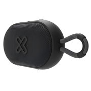 Bocina Portatil Klip Xtreme Bluetooth TWS 6W GrooveSplash KBS-030BK Hasta 12 hrs IPX7 Color negro