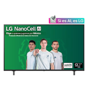 Televisor LG 55" AI NanoCell NANO80 4K Smart TV 2025