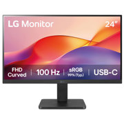 Monitor LG 24 pulgadas Curvo 24U421A  FHD 100Hz  HDMI USD TIPO C