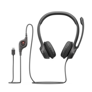 Audífonos Logitech H390 USB-C Computer Headset - MIDNIGHT BLACK - AMR-403