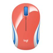 Mouse Logitech M187 Mini Inalámbrico 1000 dpi Color Coral