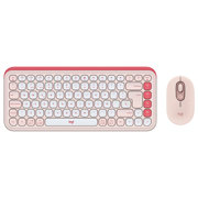Teclado y Mouse Logitech Pop Icon Rosa