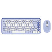Teclado y Mouse Logitech Pop Icon Lila